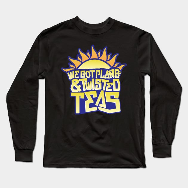 Plan Bs & Twisted Teas - Full Color Long Sleeve T-Shirt by BonBonDesigns